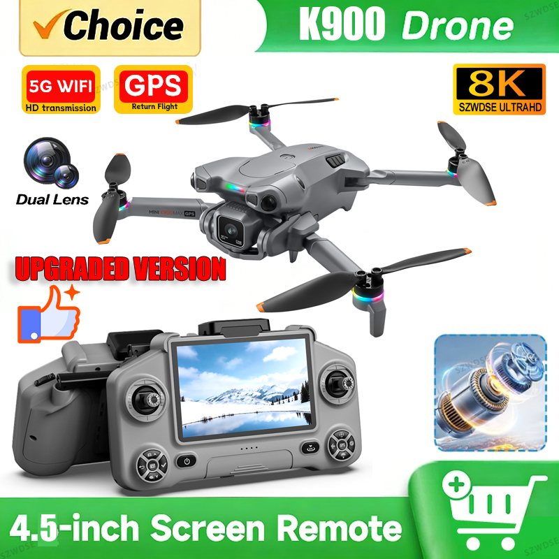Drone Kit With Camera - Drone GPS K900 MAX Baru dengan