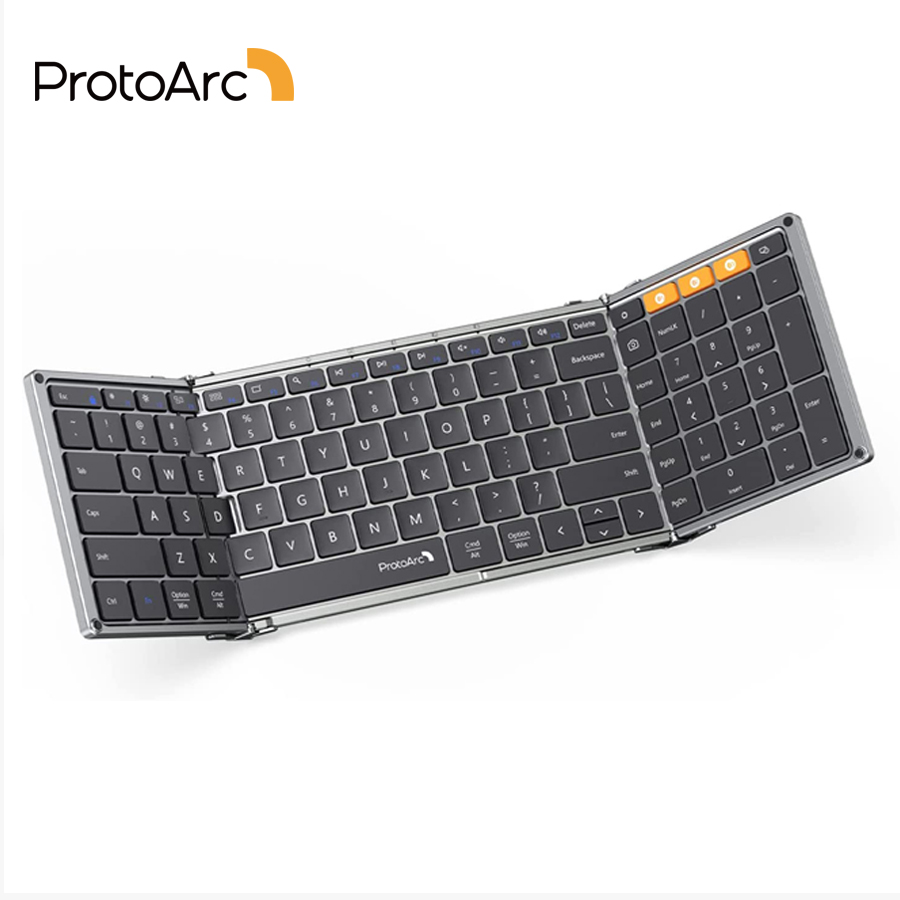 Eachine Drone E010 - ProtoArc Keyboard nirkabel Bluetooth XK01, dengan
