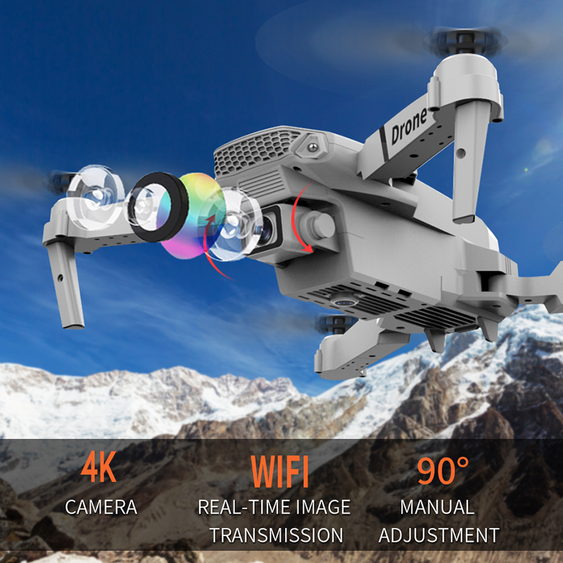 Drone Lipat Portable E88 PRO d - Eachine Drone E58 ulasan dan harga