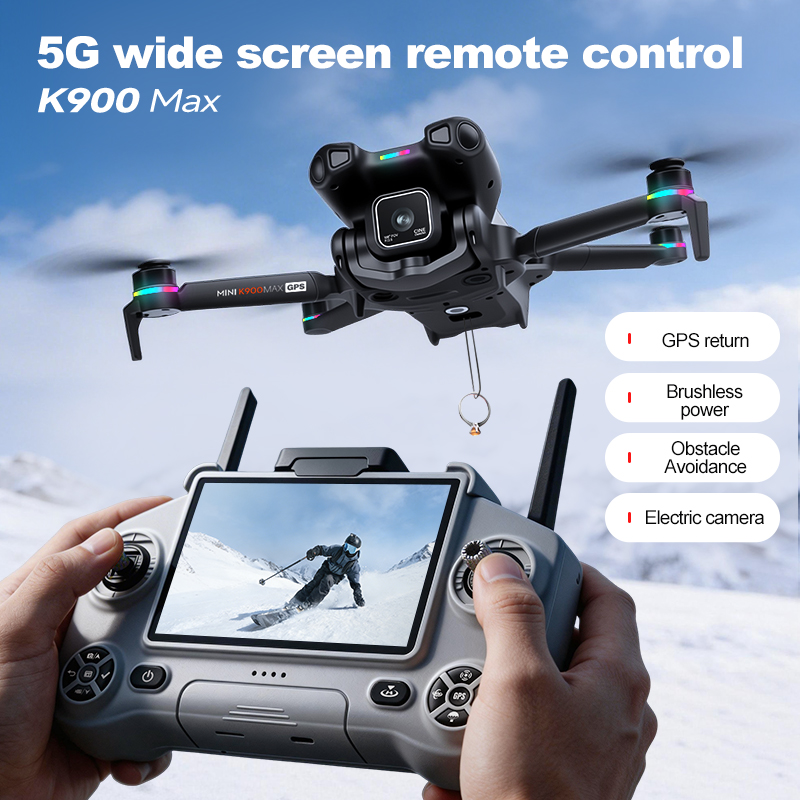 Drone GPS K900 MAX Baru dengan - Drone Kit With Camera ulasan dan harga
