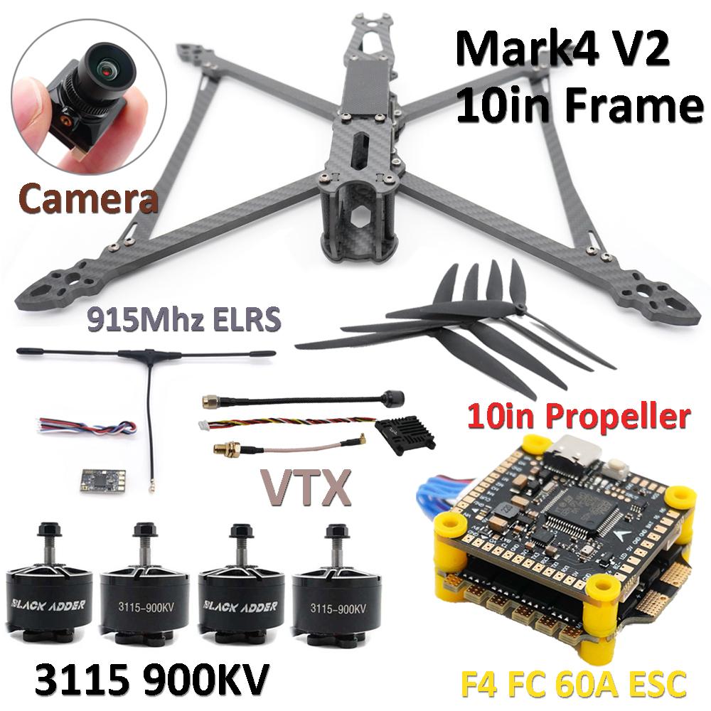 Mark4 V2 10in Frame Combo Set  - Drone Kit Beginner ulasan dan harga