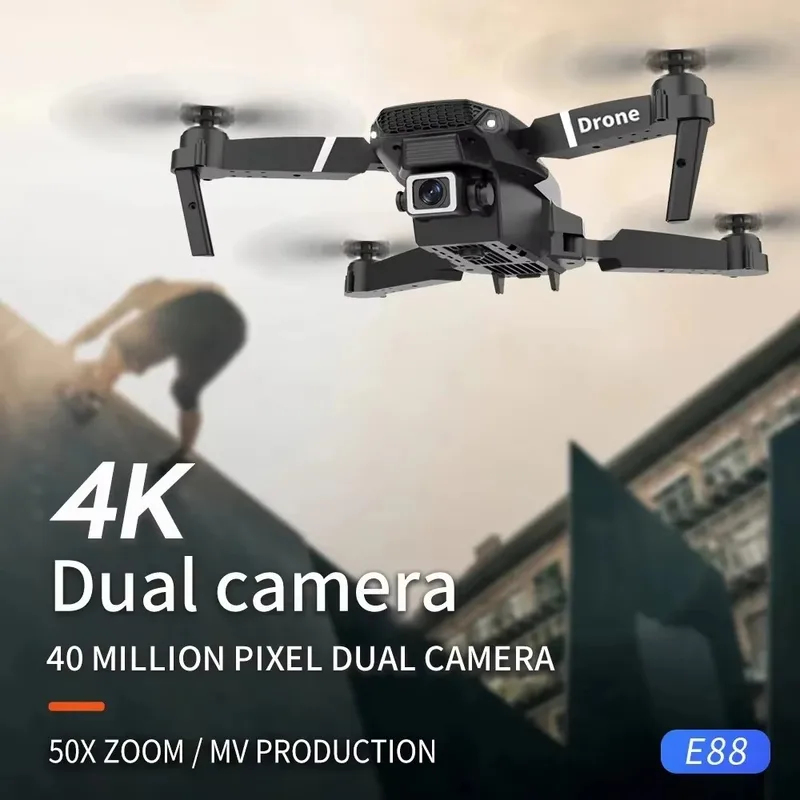 Drone Profesional E88 Air Scre - Eachine Drone E58 ulasan dan harga