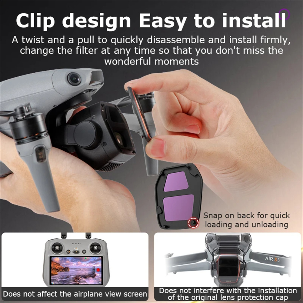 Kit Filter Lensa Kamera DJI Ai - Drone Kit Waterproof ulasan dan harga
