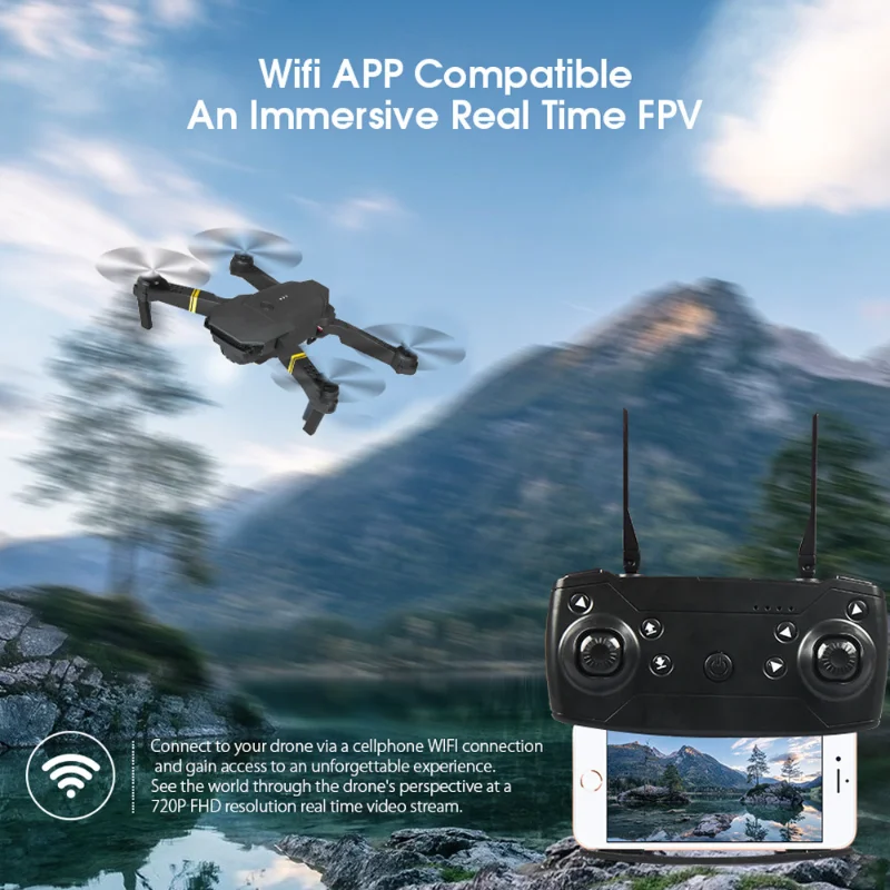 Drone Eachine E58 4K WIFI FPV  - Eachine Drone E58 ulasan dan harga